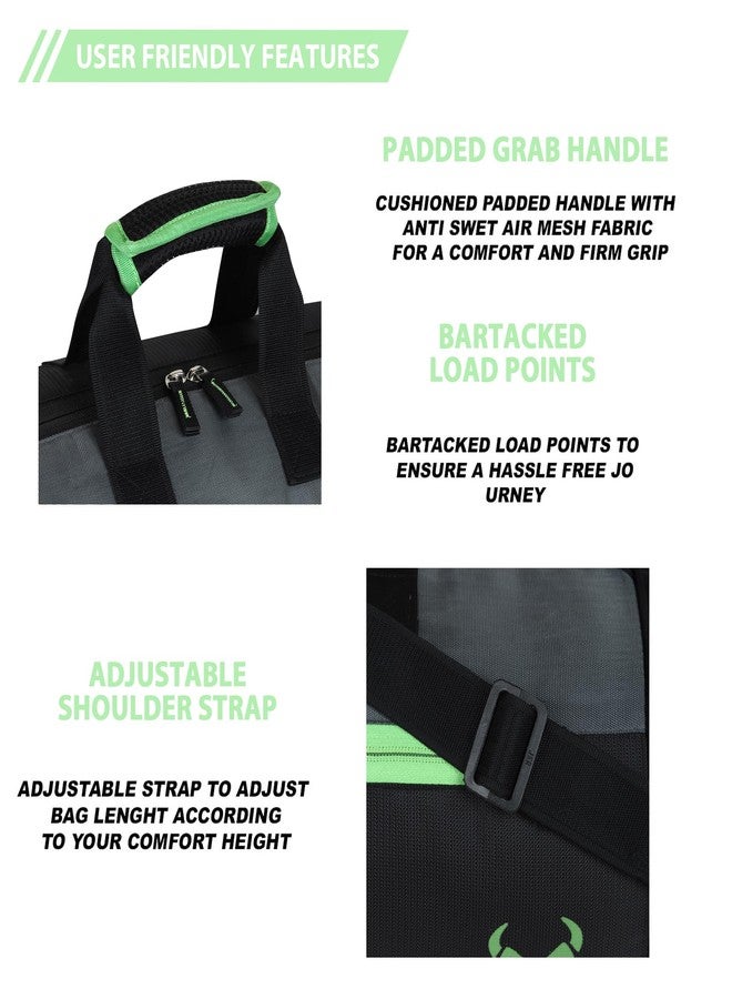 MONVELLI Travel Duffel Bag Sports Tote Shoulder Gym Bag Womens Travel Bags Lightweight Water Resistant Workout Bag for Sports Activity (Green) - Image 2